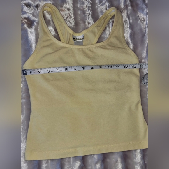Jacques Morét Yellow Workout Top - Picture 3 of 6